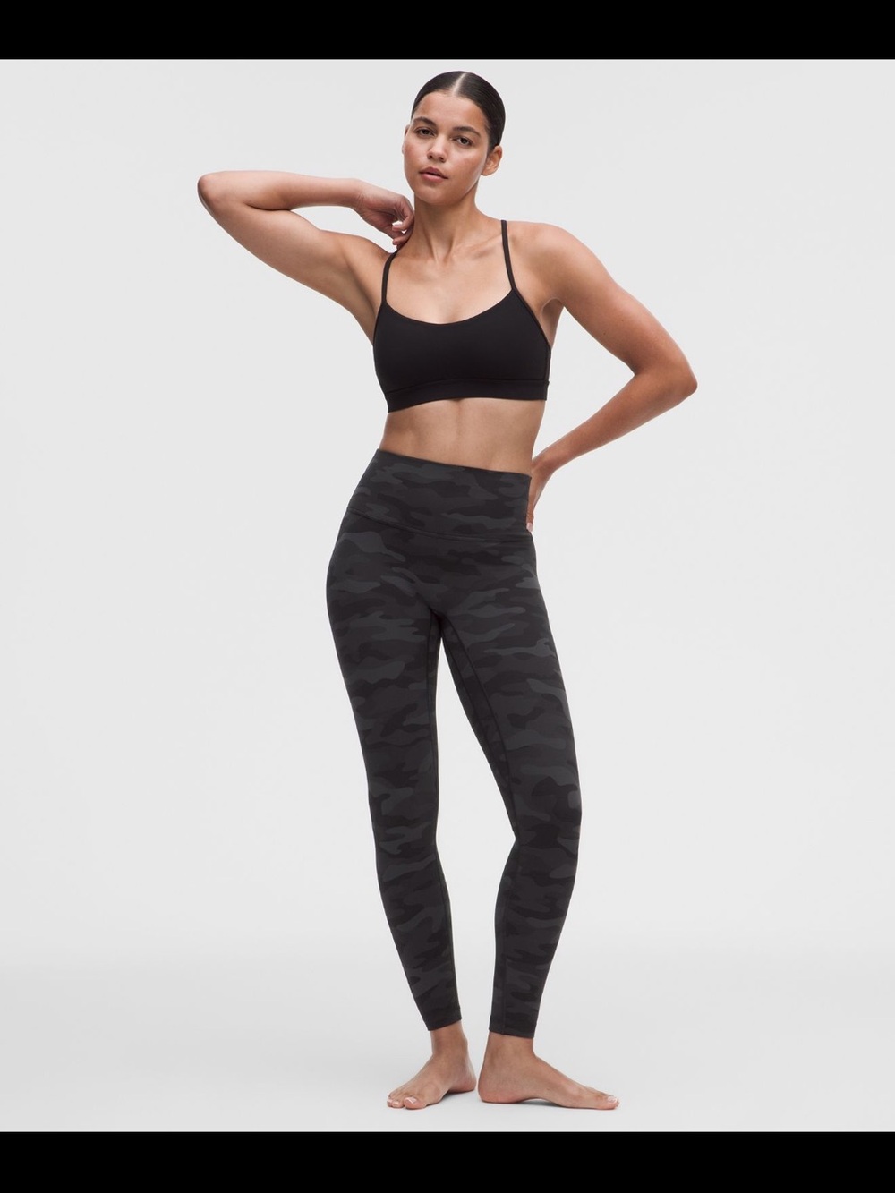 lululemon athletica Black Camo High-Rise Leggings